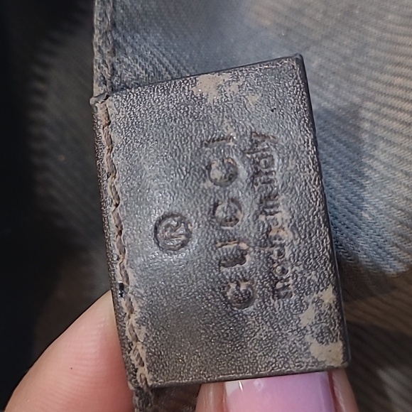 GUCCI**SHERRY LINE**EXTRA WIDE STRIPE** MAKE UP BAG - Picture 17 of 17